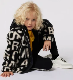 Little Marc Jacobs Fleecejakke - Sort/Hvid