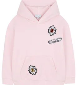 Little Marc Jacobs Hættetrøje - Rosa m. Blomster/Sten