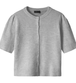 LMTD Cardigan - Strik - NlfLodet - Light Grey Melange