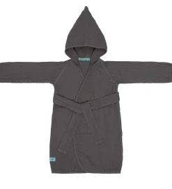 Lässig Badekåbe - Musselin - 12-18 mdr - Anthracite