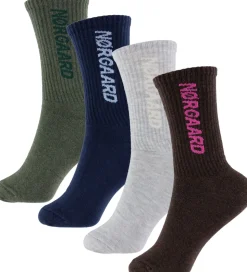 Mads Nørgaard Strømper - Sock Box Logo Step up - 4-pak - Multi