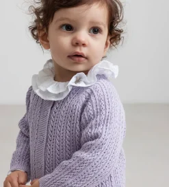 MarMar Cardigan - Totti - Uld/Bomuld - Amethyst