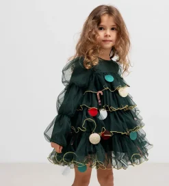 MarMar Kjole - Tyl - December - Dark Leaf