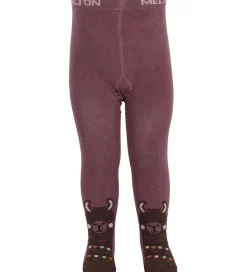 Melton Strømpebukser - Llama - Grape Shake