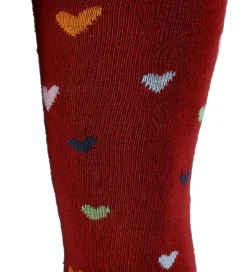 Melton Strømpebukser - Wild Hearts - Sundried Tomato