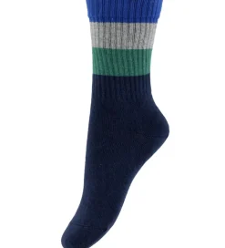 Melton Strømper - Wide Stripes - June Bug