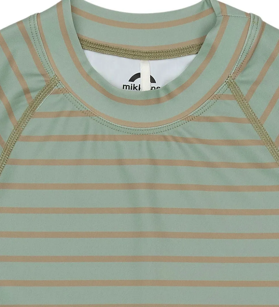 Mikk-Line Badebluse - UV50+ - Green Bay m. Striber
