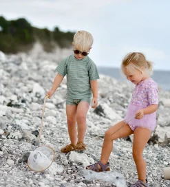 Mikk-Line Badebluse - UV50+ - Green Bay m. Striber