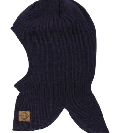 Mikk-Line Elefanthue - Strik - Uld/Akryl - 2-lags - Raisin