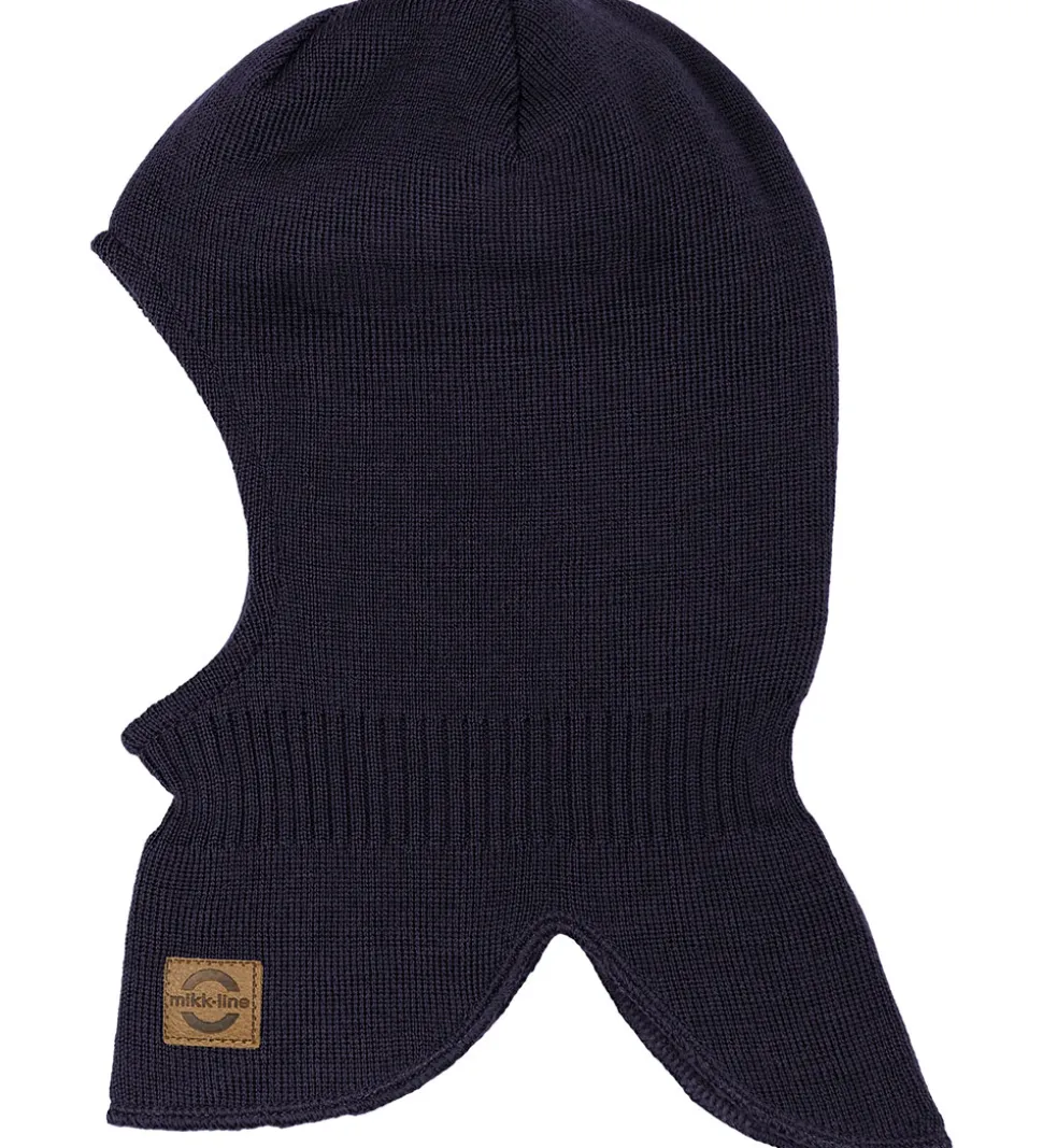 Mikk-Line Elefanthue - Strik - Uld/Akryl - 2-lags - Raisin