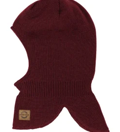 Mikk-Line Elefanthue - Strik - Uld/Akryl - 2-lags - Rum Raisin