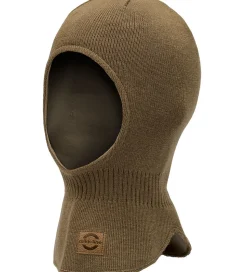 Mikk-Line Elefanthue - Strik - Uld/Akryl - 2-lags - Chocolate Ch