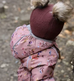 Mikk-Line Elefanthue - Uld - 1-lags - Rum Raisin m. Kvaste