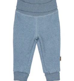 Mikk-Line Fleece Bukser - Faded Denim Melange