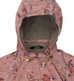 Mikk-Line Flyverdragt - AOP Floral - Burlwood