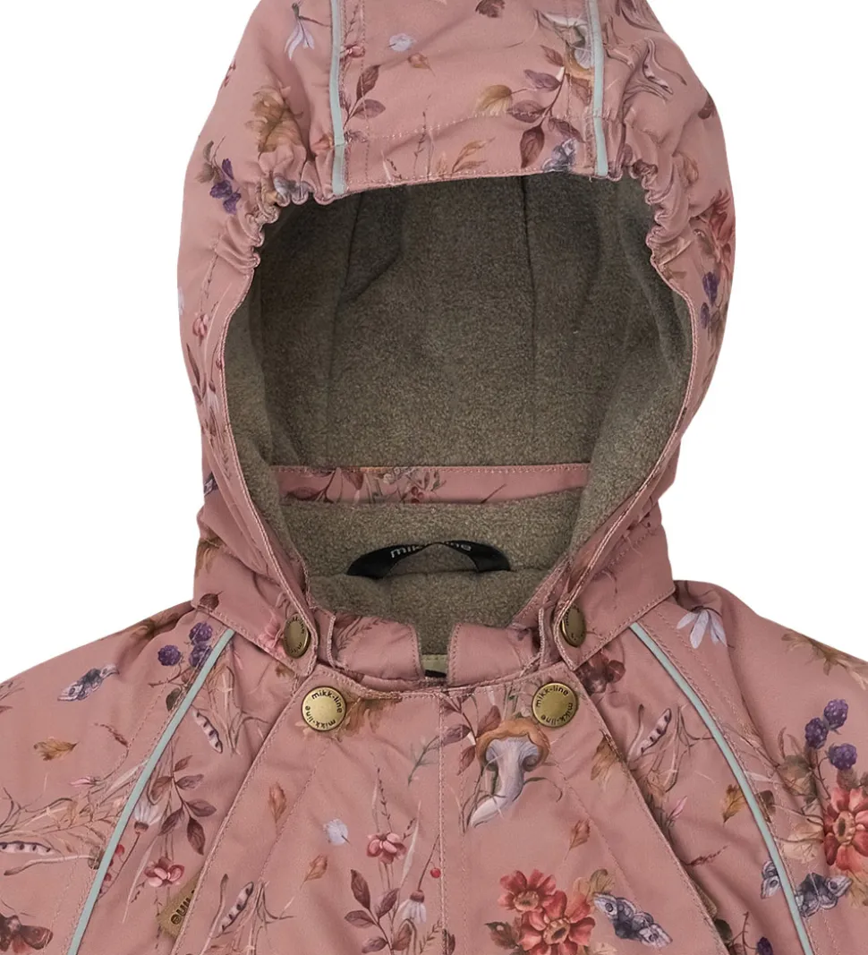 Mikk-Line Flyverdragt - AOP Floral - Burlwood