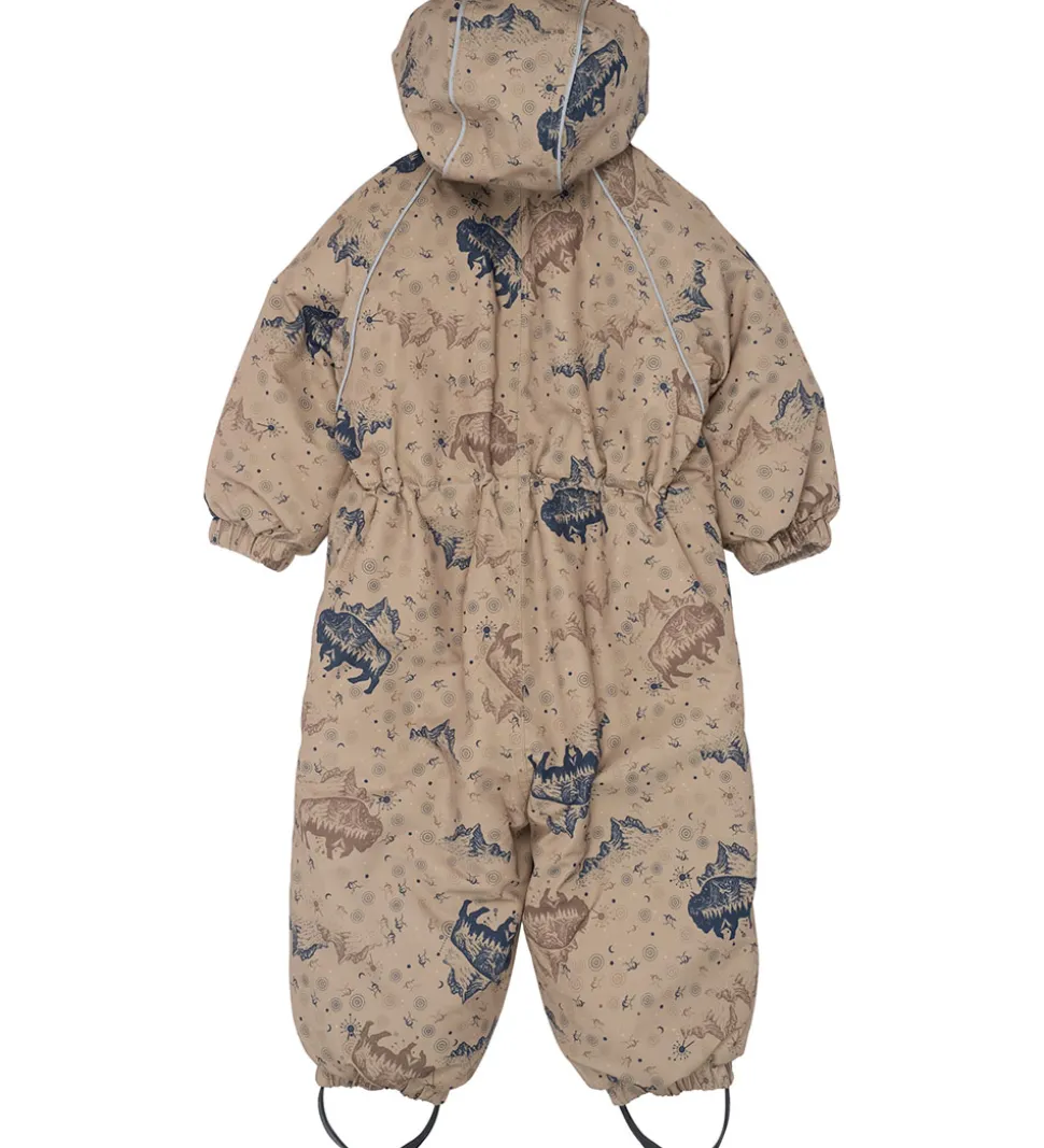 Mikk-Line Flyverdragt - Forest - Coriander m. Print