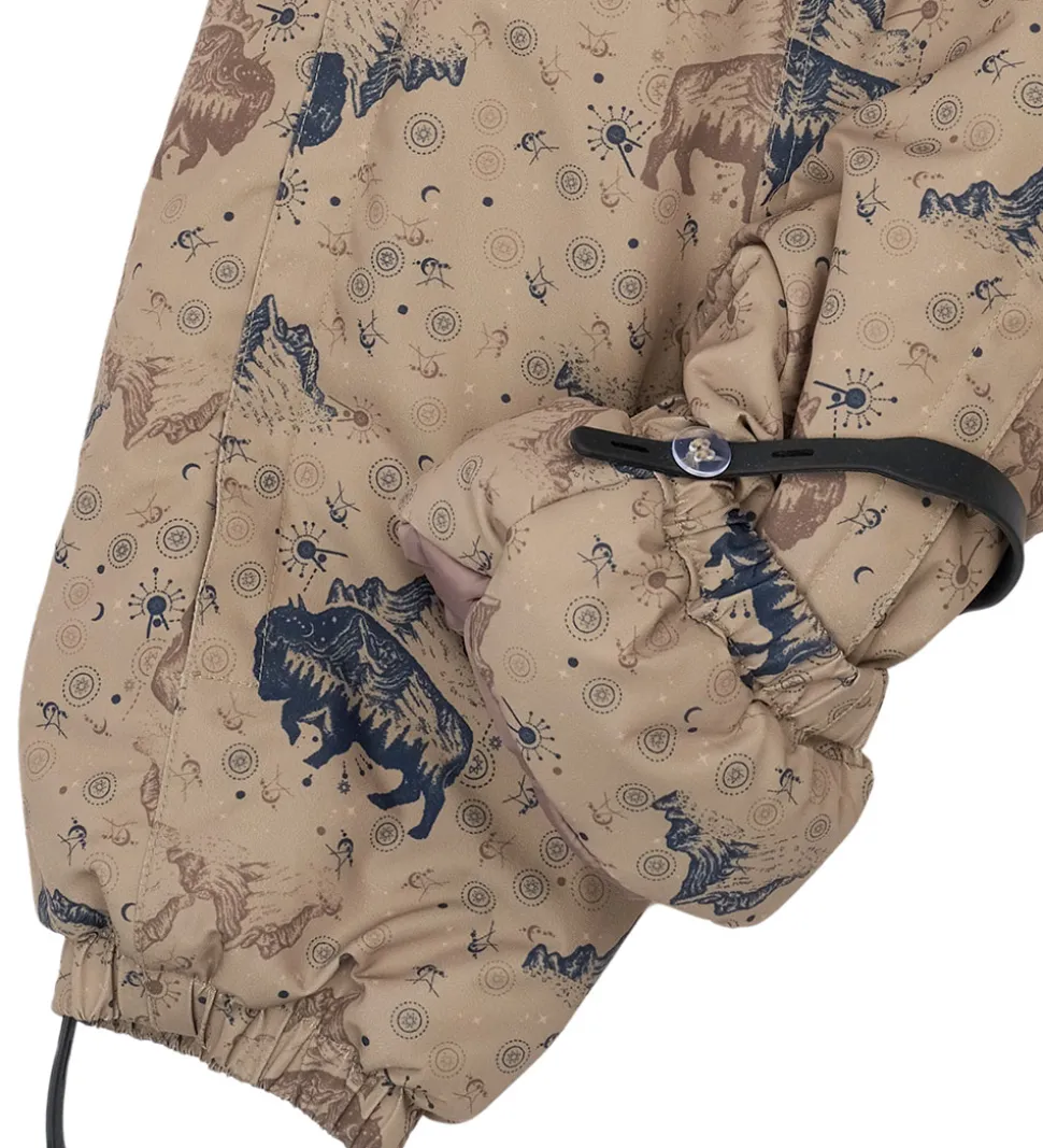 Mikk-Line Flyverdragt - Forest - Coriander m. Print