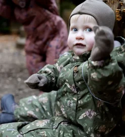 Mikk-Line Flyverdragt - Forest - Burnt Olive m. Print