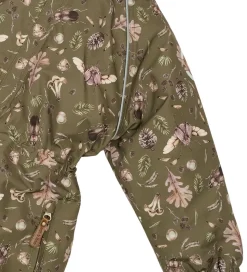 Mikk-Line Flyverdragt - Forrest - Burnt Olive m. Print