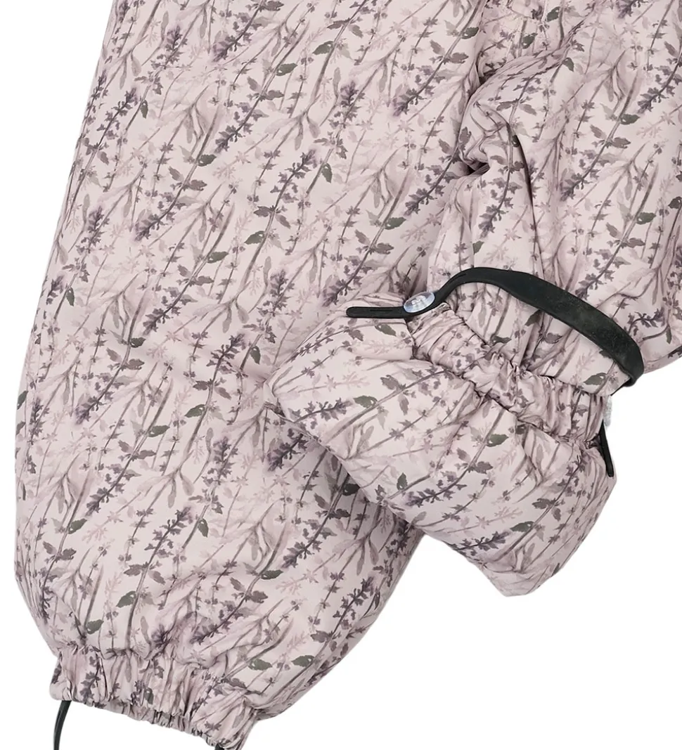 Mikk-Line Flyverdragter - Floral - Cloud Gray m. Print