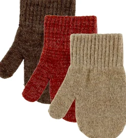 Mikk-Line Luffer - Uld/Polyamid - 3-pak - Apple Butter-Chocolat