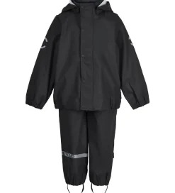 Mikk-Line Regntøj - Recycled - PU - Black