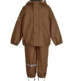 Mikk-Line Regntøj m. Seler - PU - Recycled - Rubber