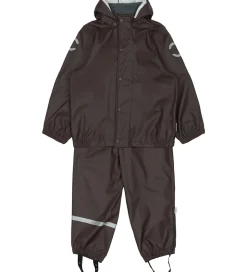 Mikk-Line Regntøj m. Seler - PU - Raisin