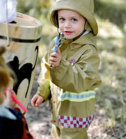 Mikk-Line Regntøj m. Seler - PU - Kelp m. Brandmand