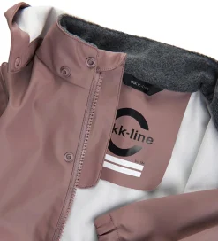 Mikk-Line Regntøj m. Seler - PU - Recycled - Burlwood
