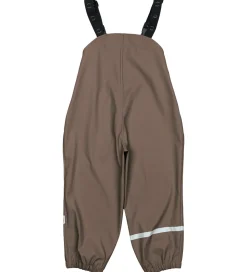 Mikk-Line Regntøj m. Seler - PU - Chocolate Chip