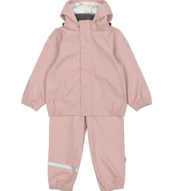 Mikk-Line Regntøj m. Seler - PU - Woodrose