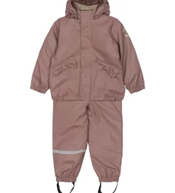 Mikk-Line Regntøj m. Termo/Seler - PU - Twilight Mauve m. Kanin