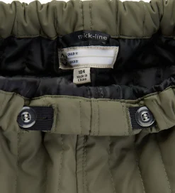 Mikk-Line Termobukser - Duvet - Coated - Dusty Olive