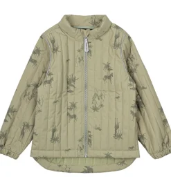 Mikk-Line Termotøj - Gray Green m. Print