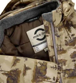 Mikk-Line Vinterjakke - Recycled - Kelp m. Print