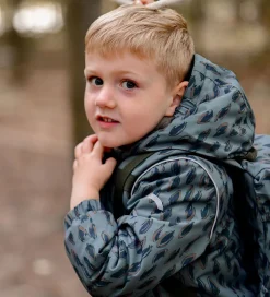 Mikk-Line Vinterjakke - Recycled - Balsam Green m. Print