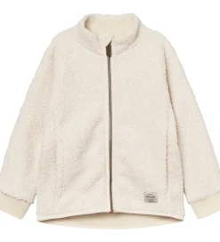 Mini A Ture Fleecejakke - MatCedric - Angora Cream