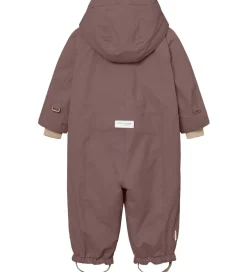 Mini A Ture Flyverdragt - MatWisti Fleece - Peppercorn Plum
