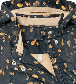 Mini A Ture Vinterjakke - MatWang Fleece - Falling Leaves