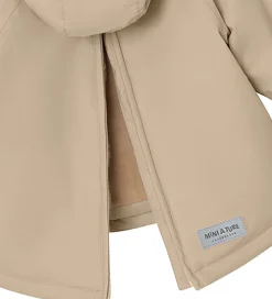Mini A Ture Vinterjakke - Babywen Fleece - Savannah Tan