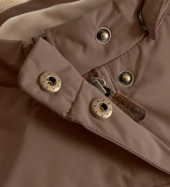 Mini a Ture Vinterjakke - MatWang Fleece - Chestnut Brown
