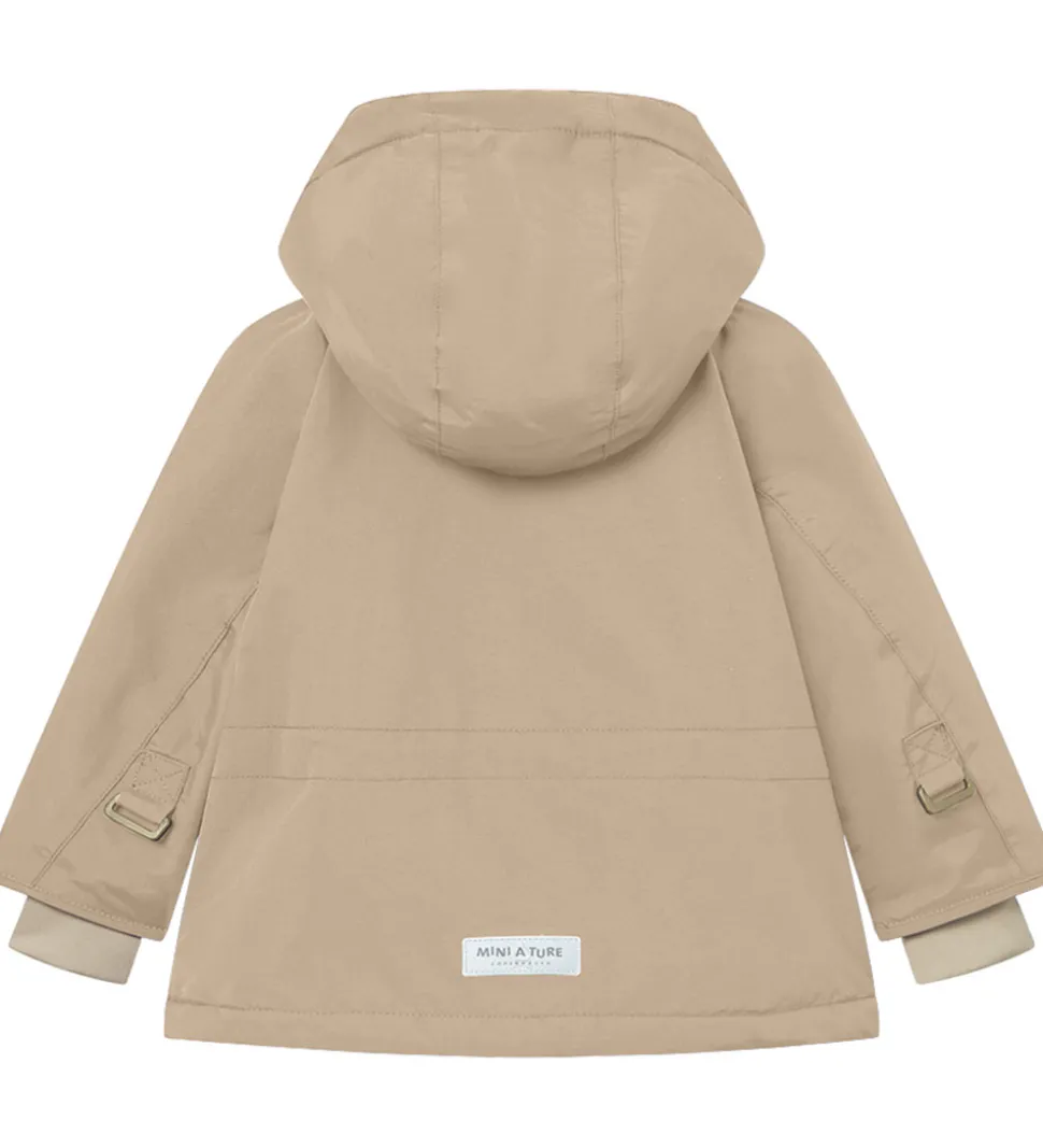 Mini A Ture Vinterjakke - Matwally Fleece - Savannah Tan
