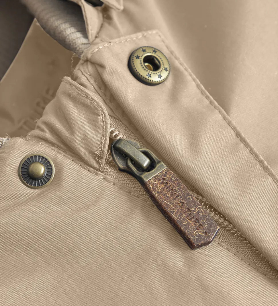 Mini A Ture Vinterjakke - Matwally Fleece - Savannah Tan