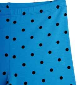 Mini Rodini Bukser - Flared - Polka Dots - Blå