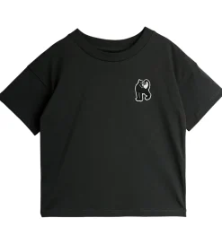 Mini Rodini T-shirt - Panther patch - Sort