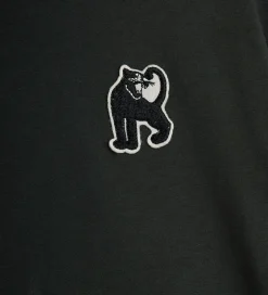 Mini Rodini T-shirt - Panther patch - Sort