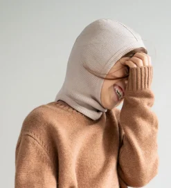 Minimalisma Elefanthue - 1-lags - Rib - Uld - Alephant - Beige