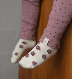 MiniPop Strømper - Bambus - 3-pak - Autumn Anemone mix